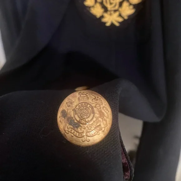 Vintage Ralph Lauren Navy Wool Blazer - Picture 7 of 9